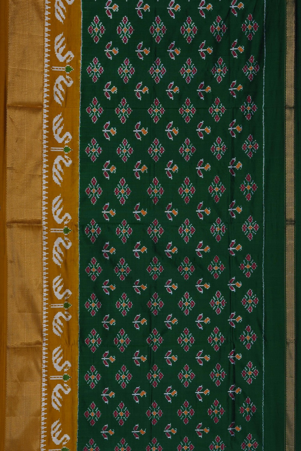 Image of Pochampally Ikat Pavada Unstitched Set