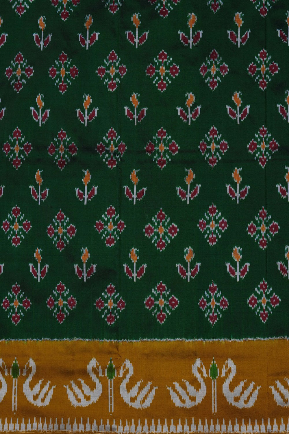 Image of Pochampally Ikat Pavada Unstitched Set