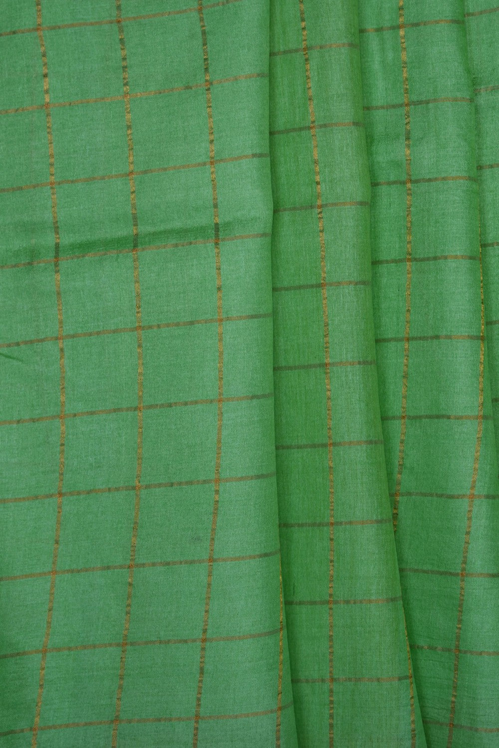 Image of Green Desi Tussar Silk Saree