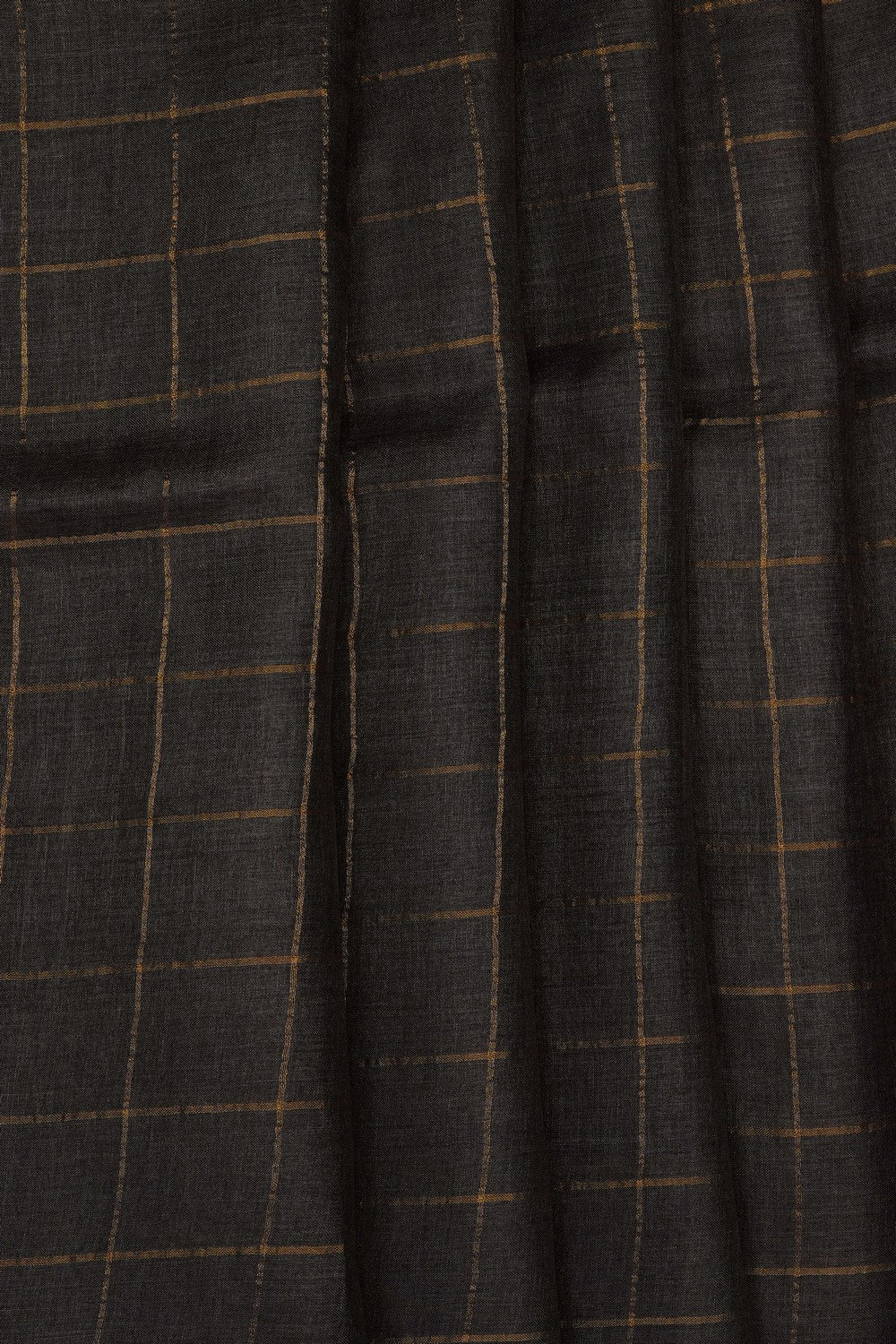 Image of Brown Desi Tussar Silk Saree