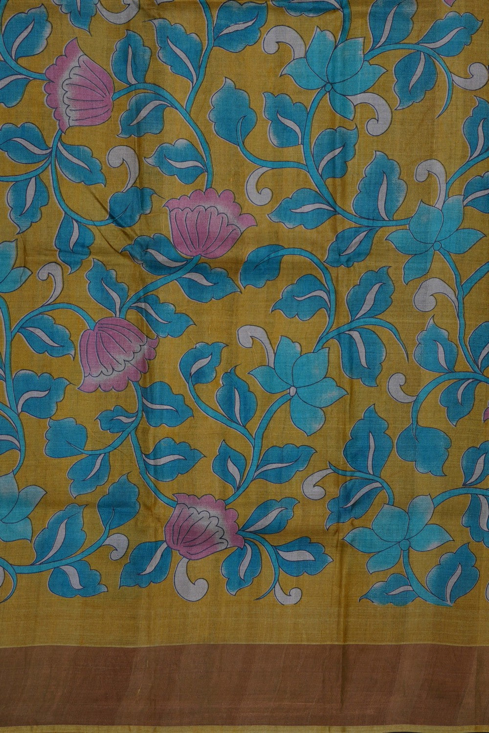 Image of Pink Desi Tussar Silk Saree