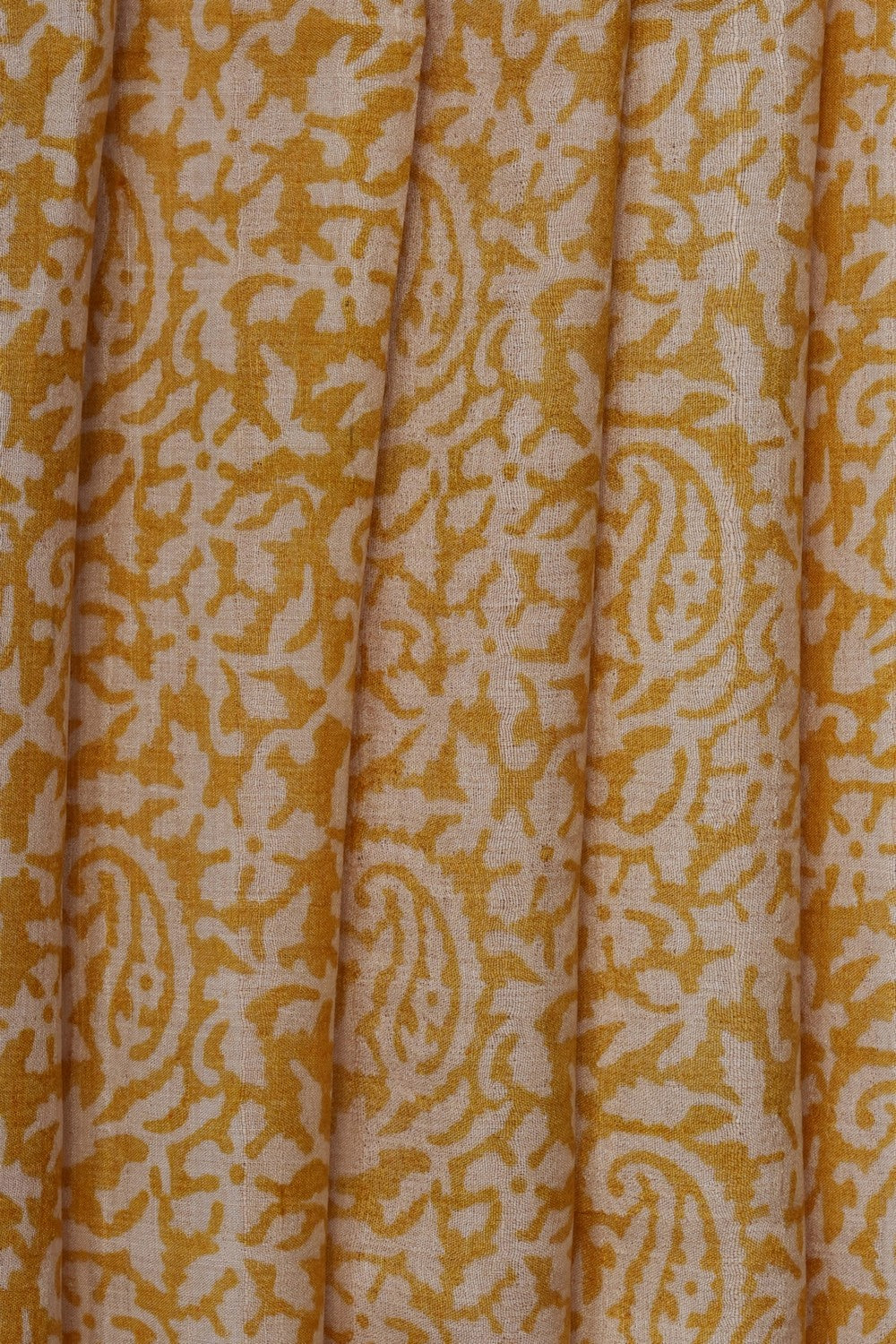 Image of Yellow Desi Tussar Silk Saree