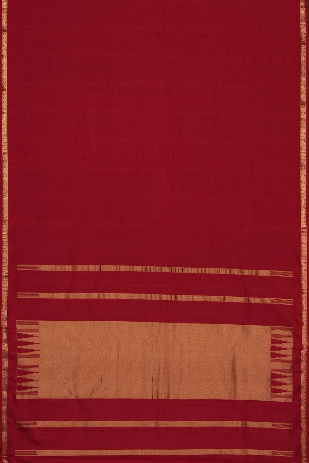 Image of Red South Silk Saree