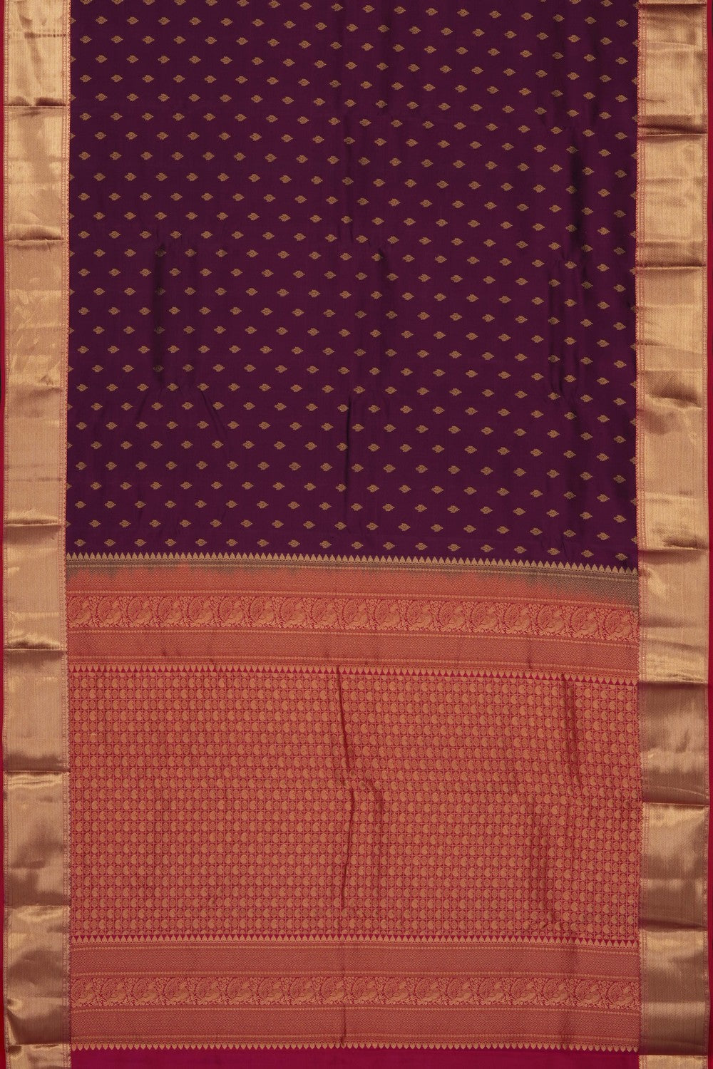 Image of Violet South Silk Saree