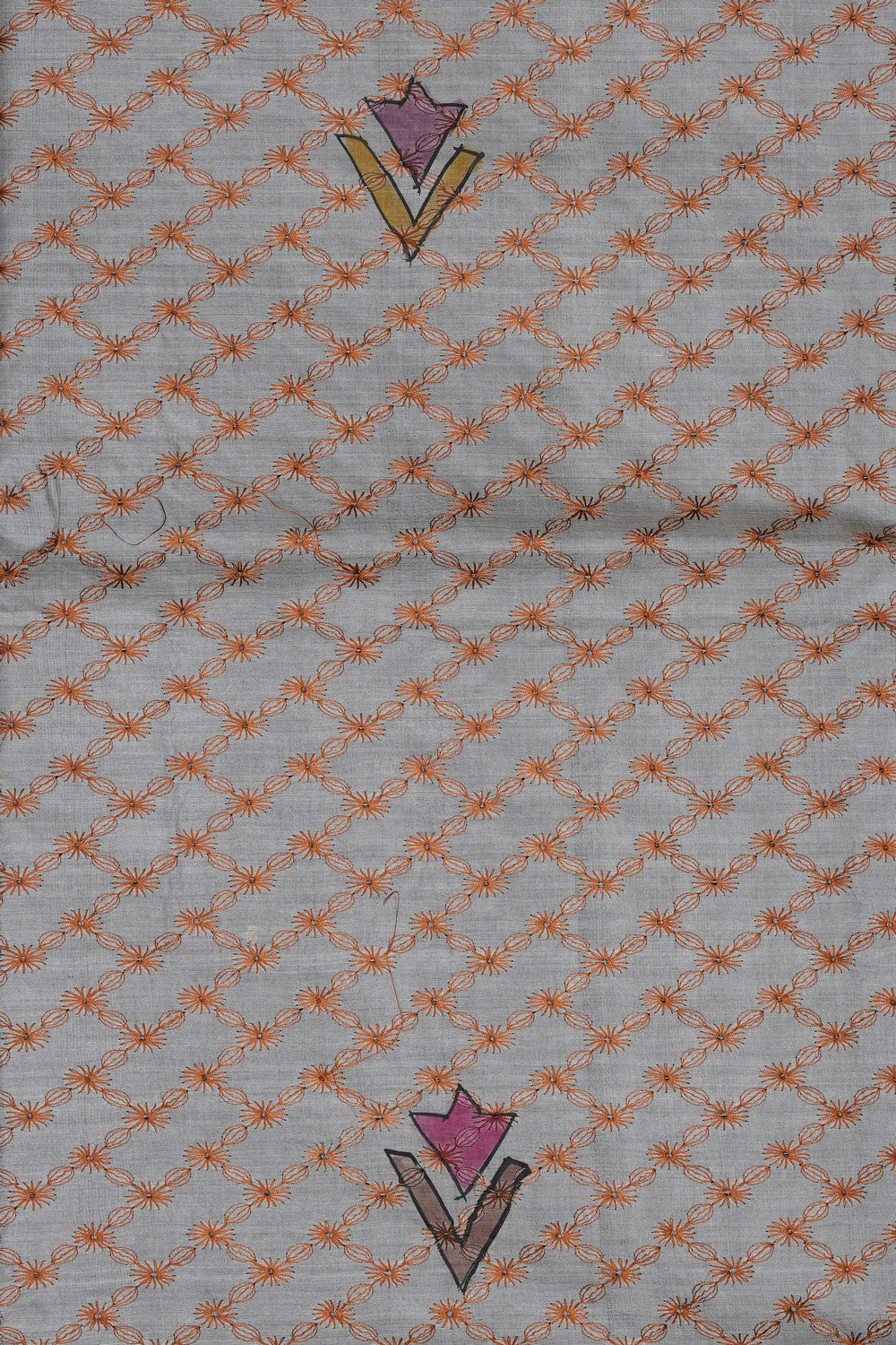 Image of Off-White Tussar Silk Saree