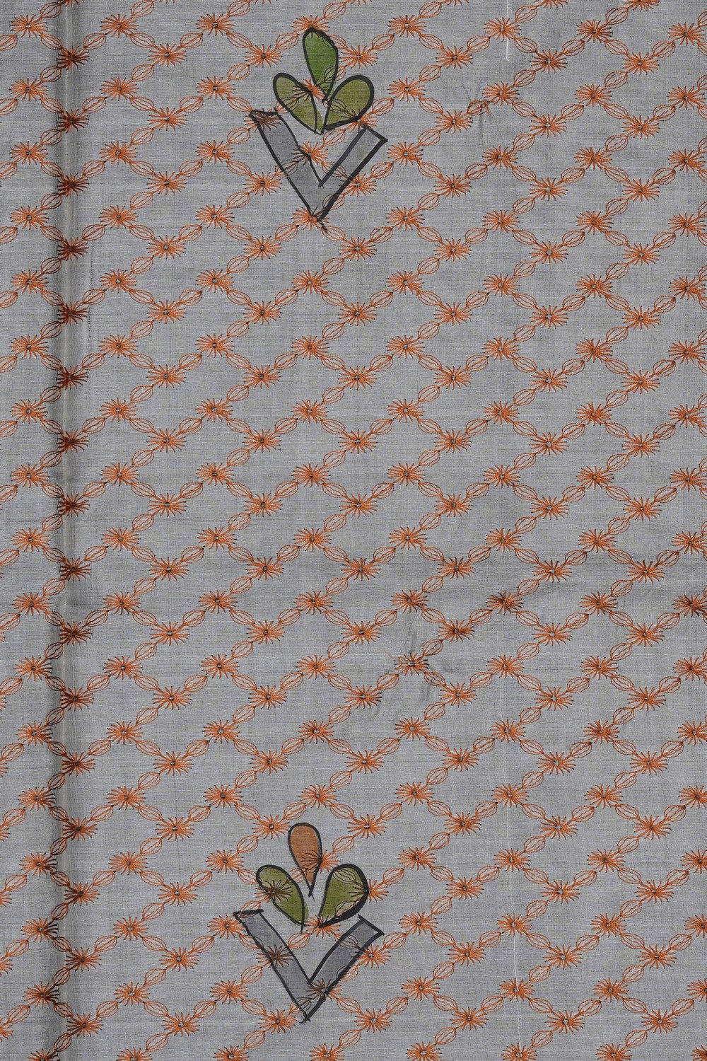 Image of Off-White Tussar Silk Saree