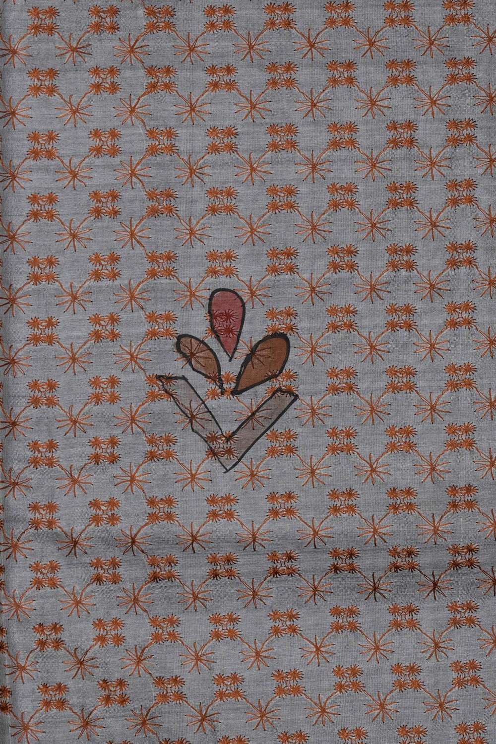Image of Off-White Tussar Silk Saree