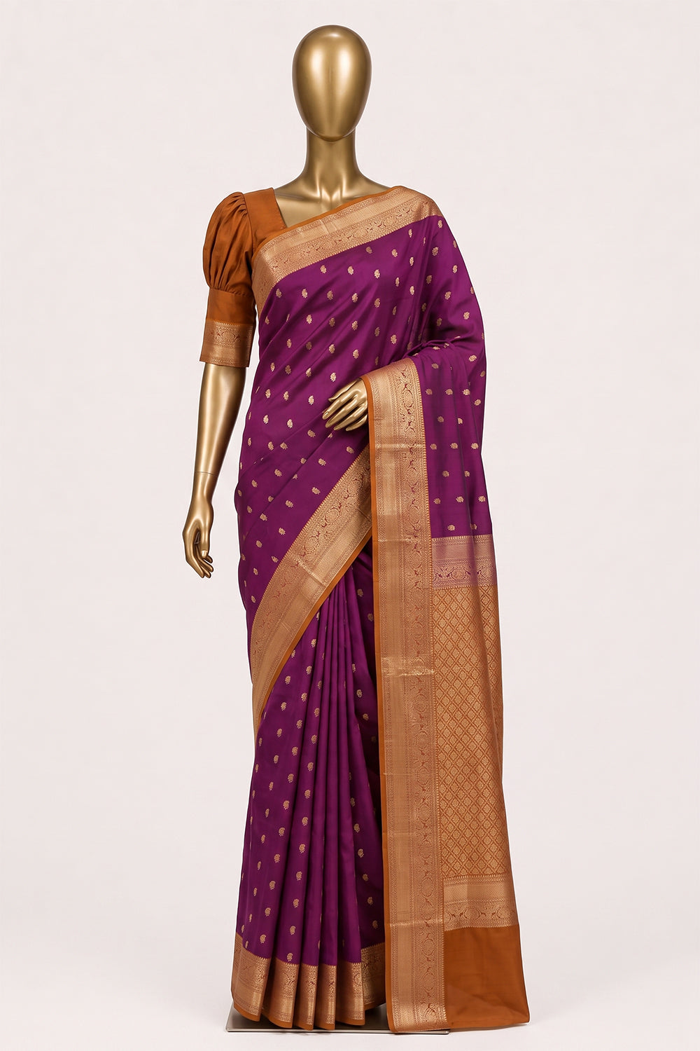 Image of Pink South Silk Saree