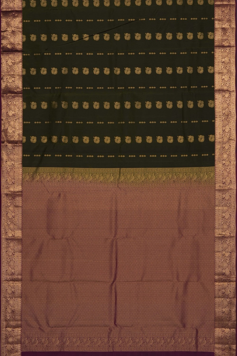 Image of Green South Silk Saree