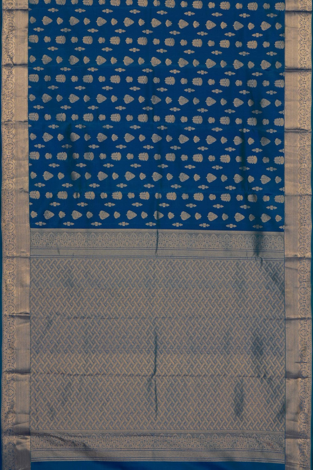 Image of Blue South Silk Saree