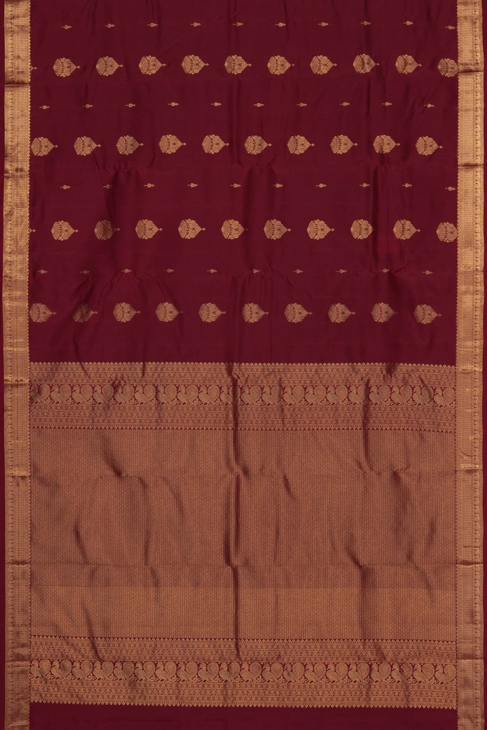 Image of Red South Silk Saree