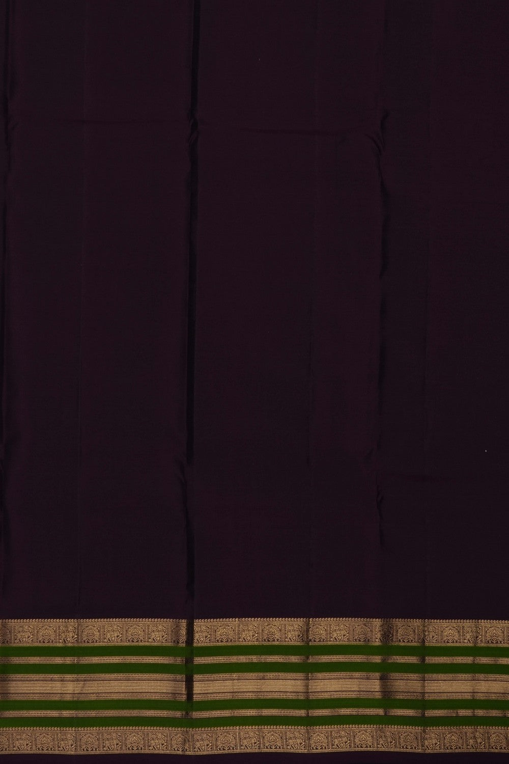Image of Caramel Brown South Silk Saree