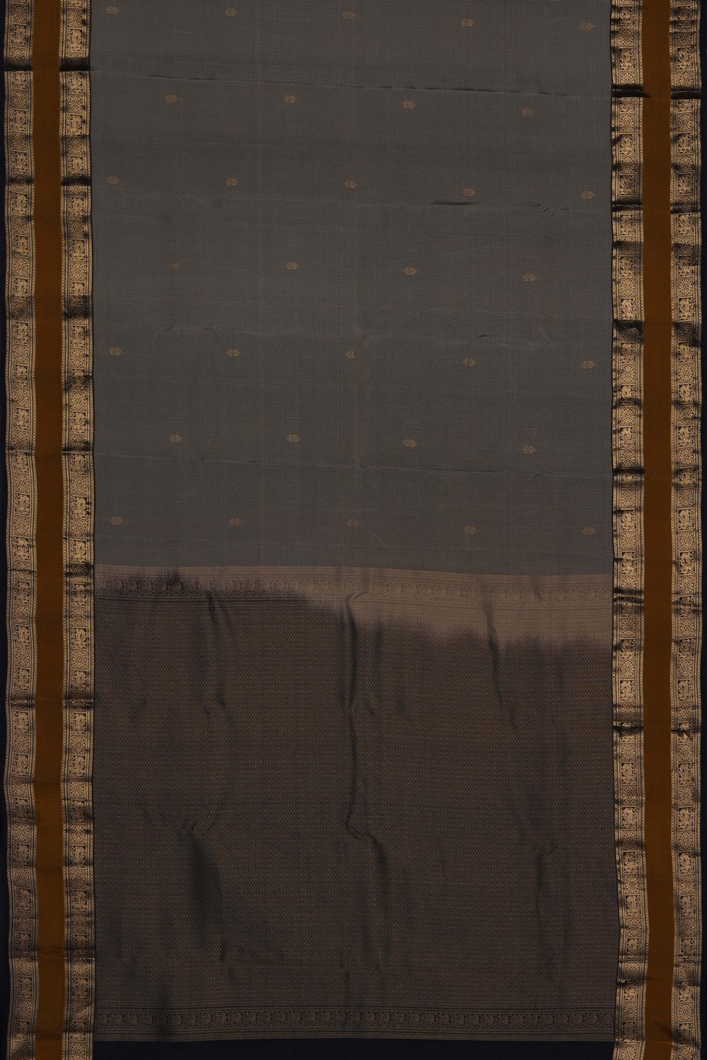 Image of Grey South Silk Saree