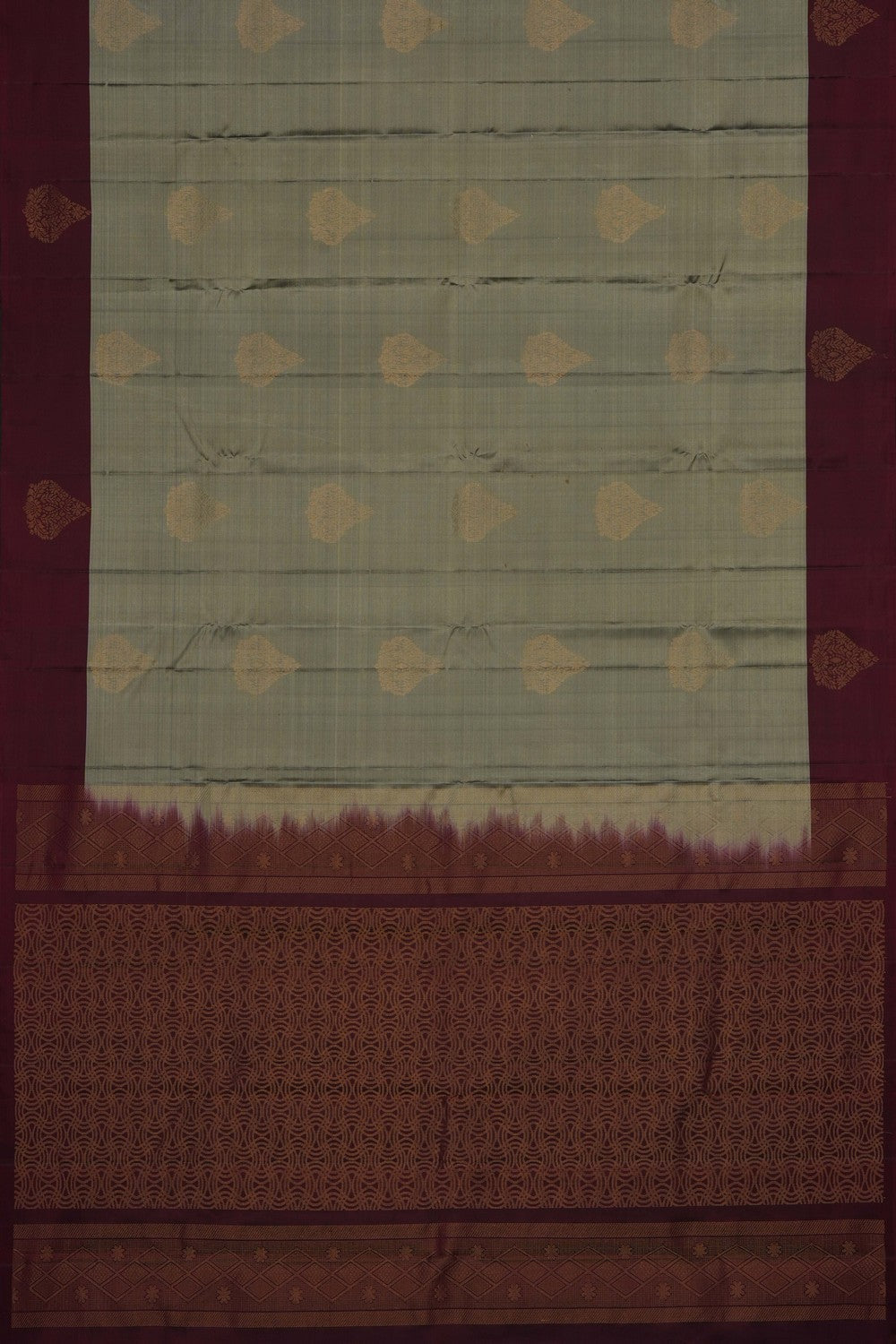 Image of Grey South Silk Saree