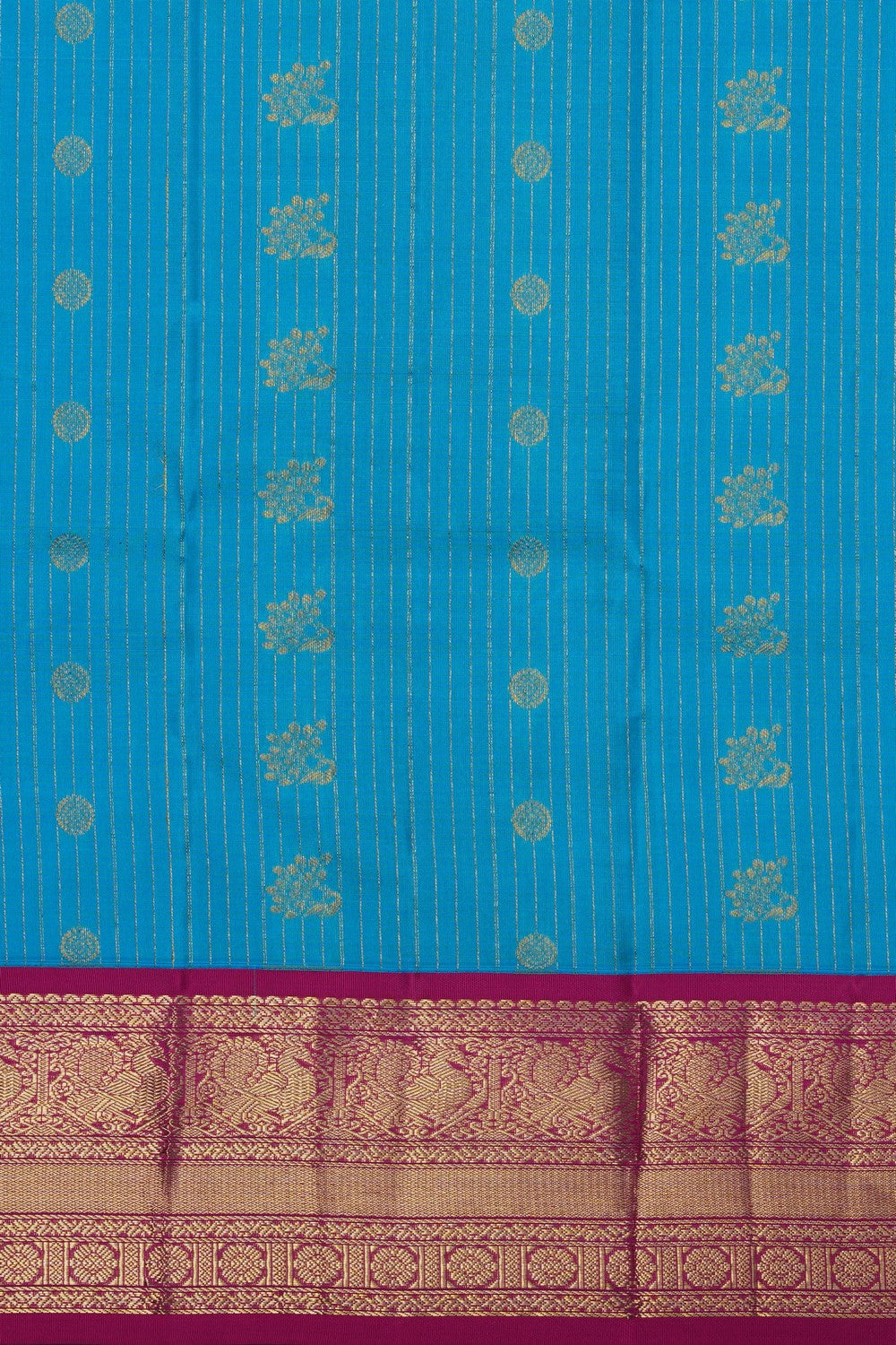 Image of Kanchipattu Pavada Unstitched Set