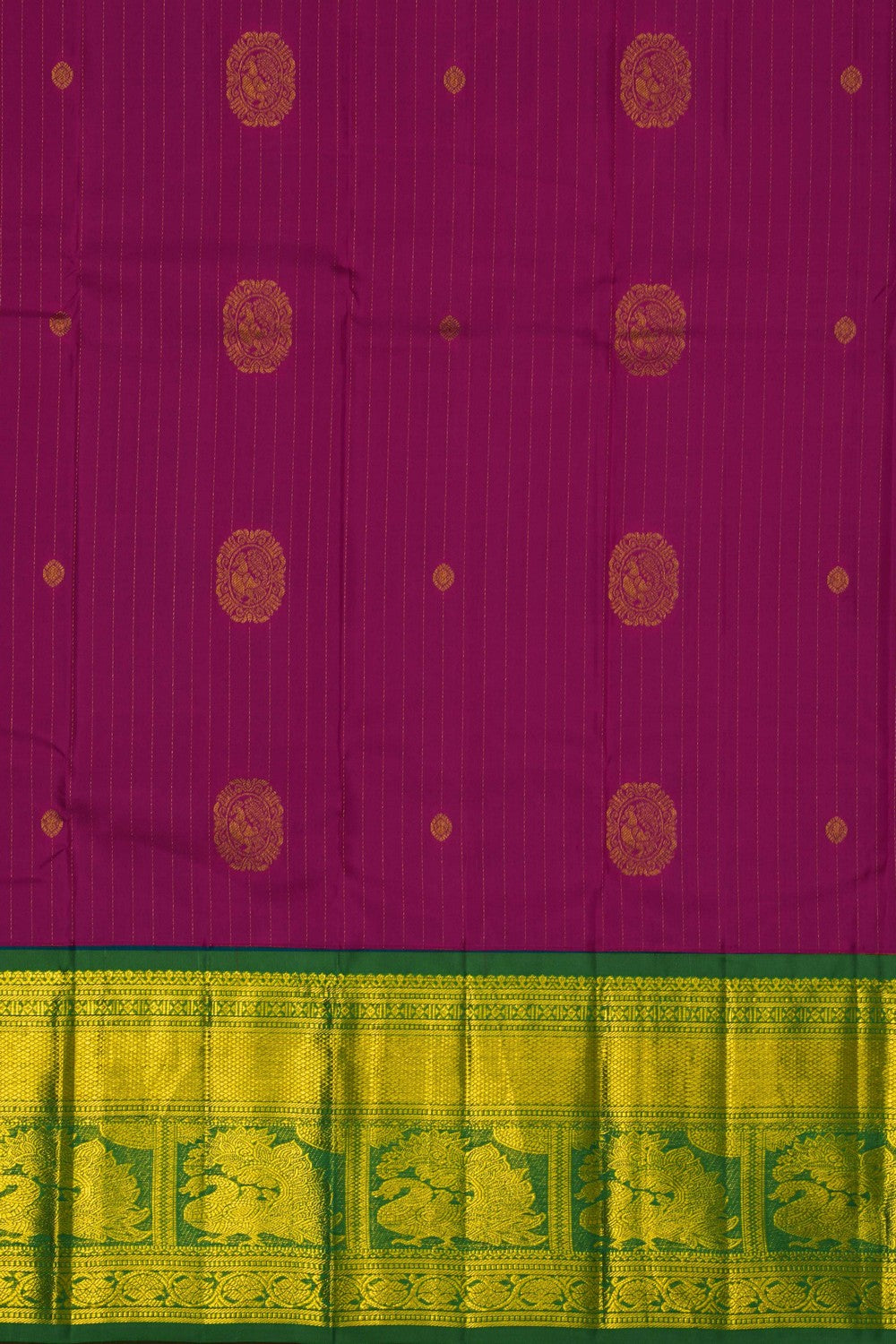 Image of Kanchipattu Pavada Unstitched Set