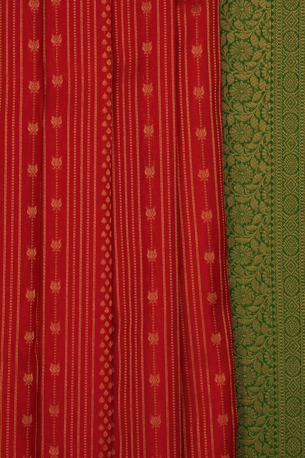 Image of Red South Silk Saree
