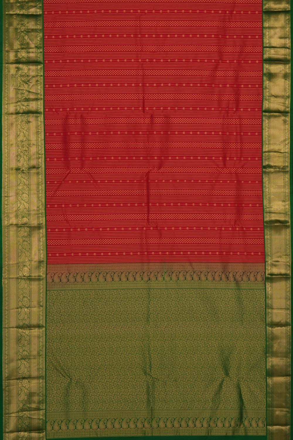 Image of Red South Silk Saree