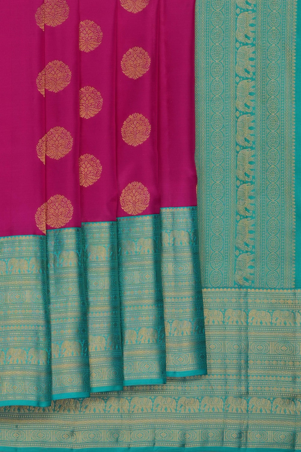 Image of Pink South Silk Saree
