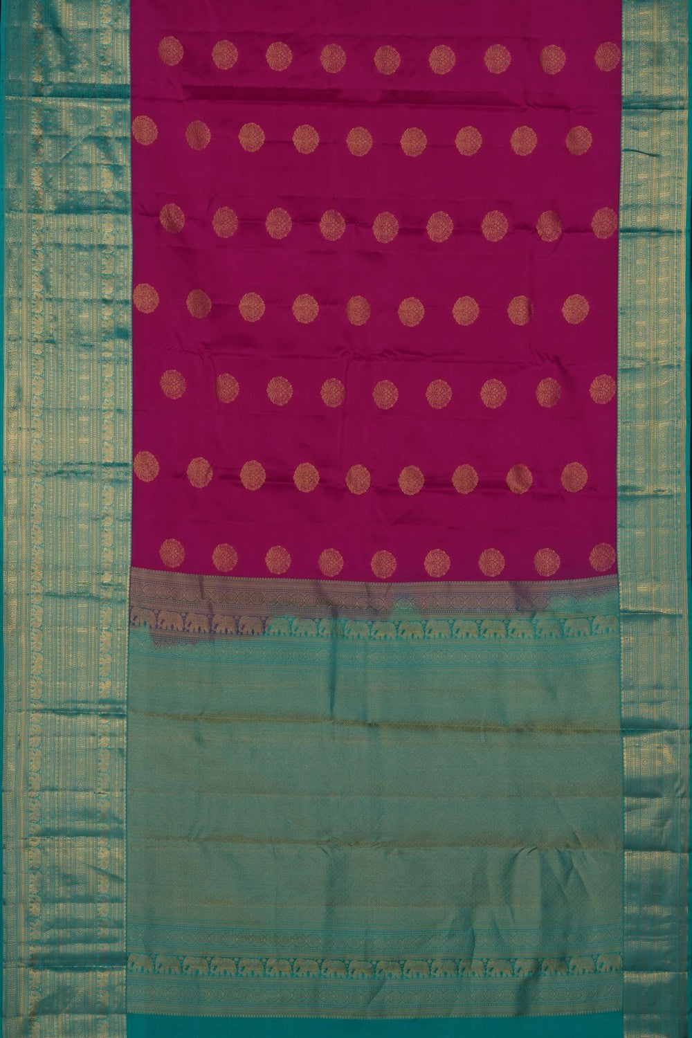 Image of Pink South Silk Saree