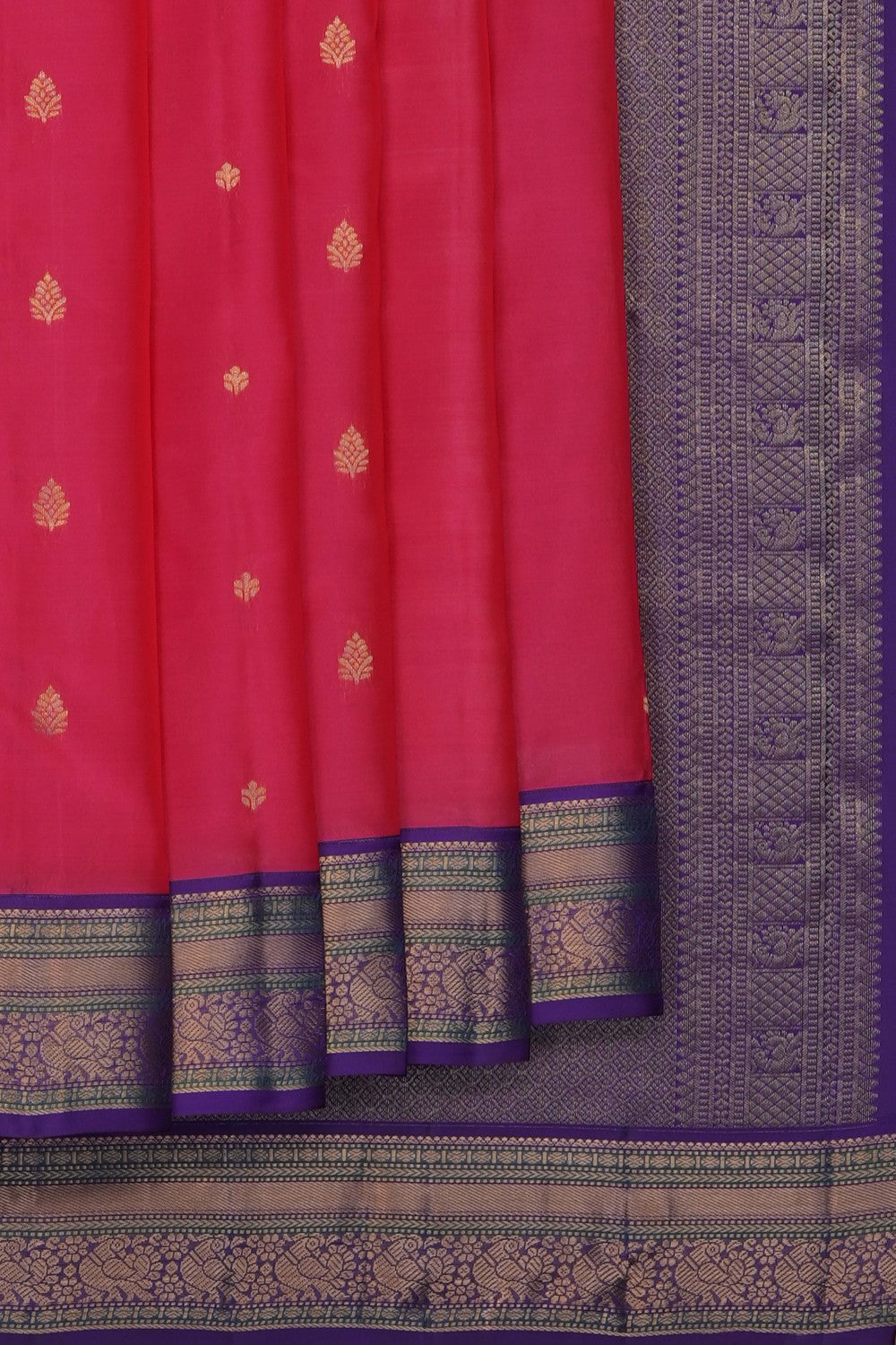Image of Pink South Silk Saree