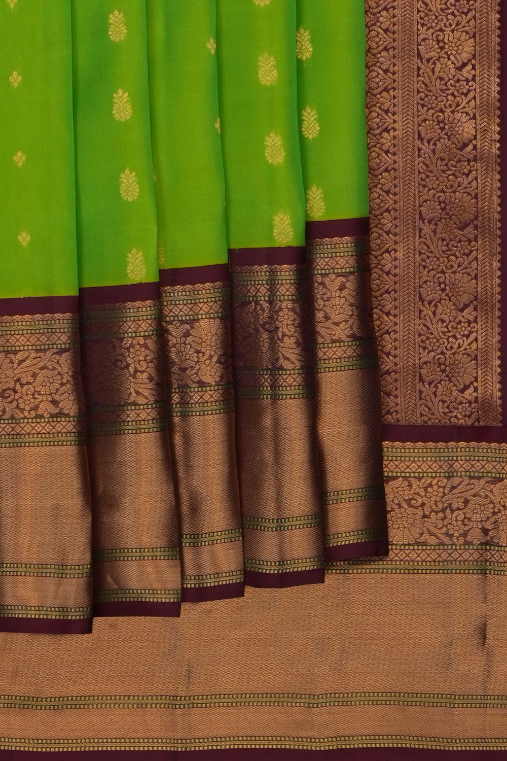 Image of Green South Silk Saree