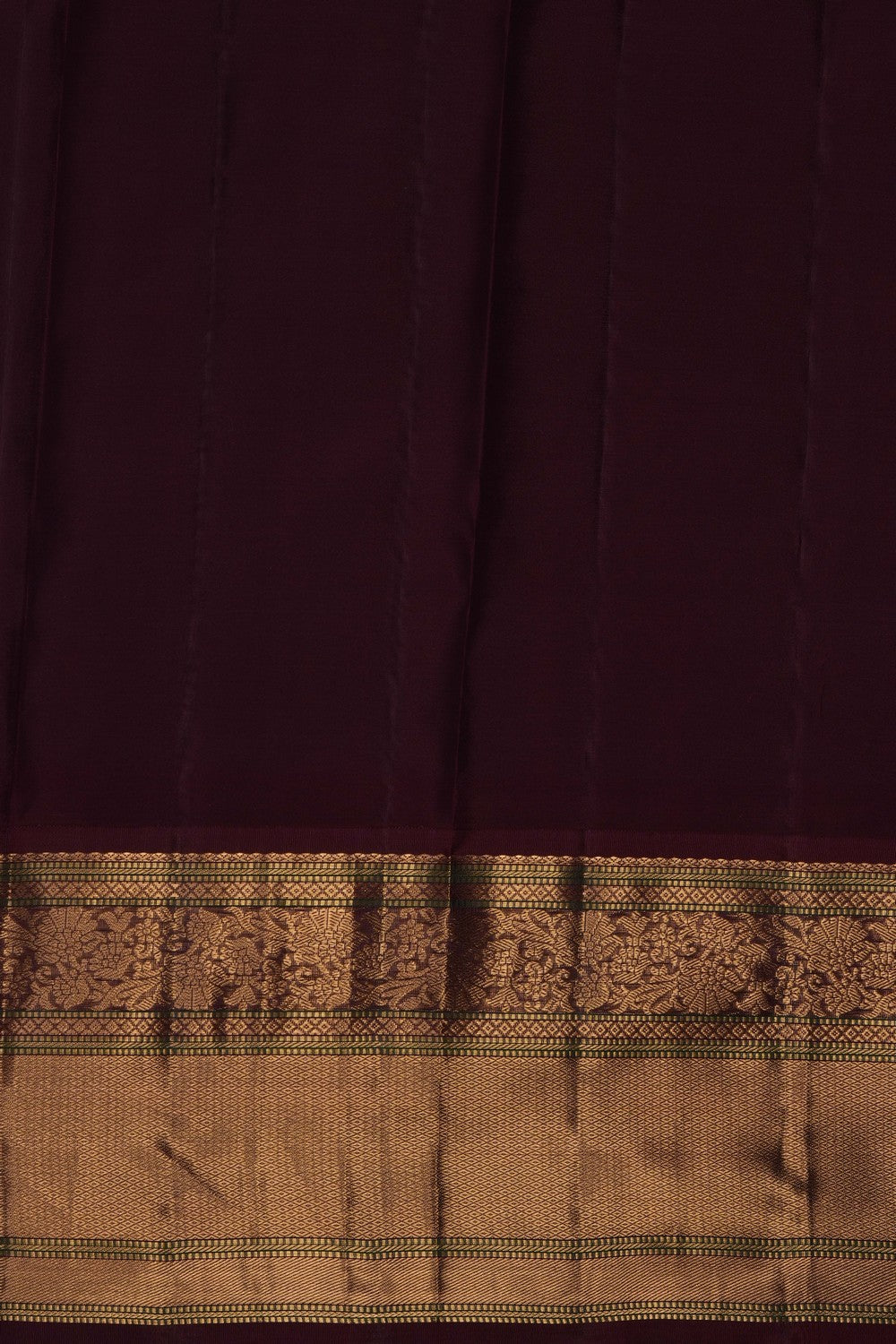 Image of Turquoise-Green South Silk Saree