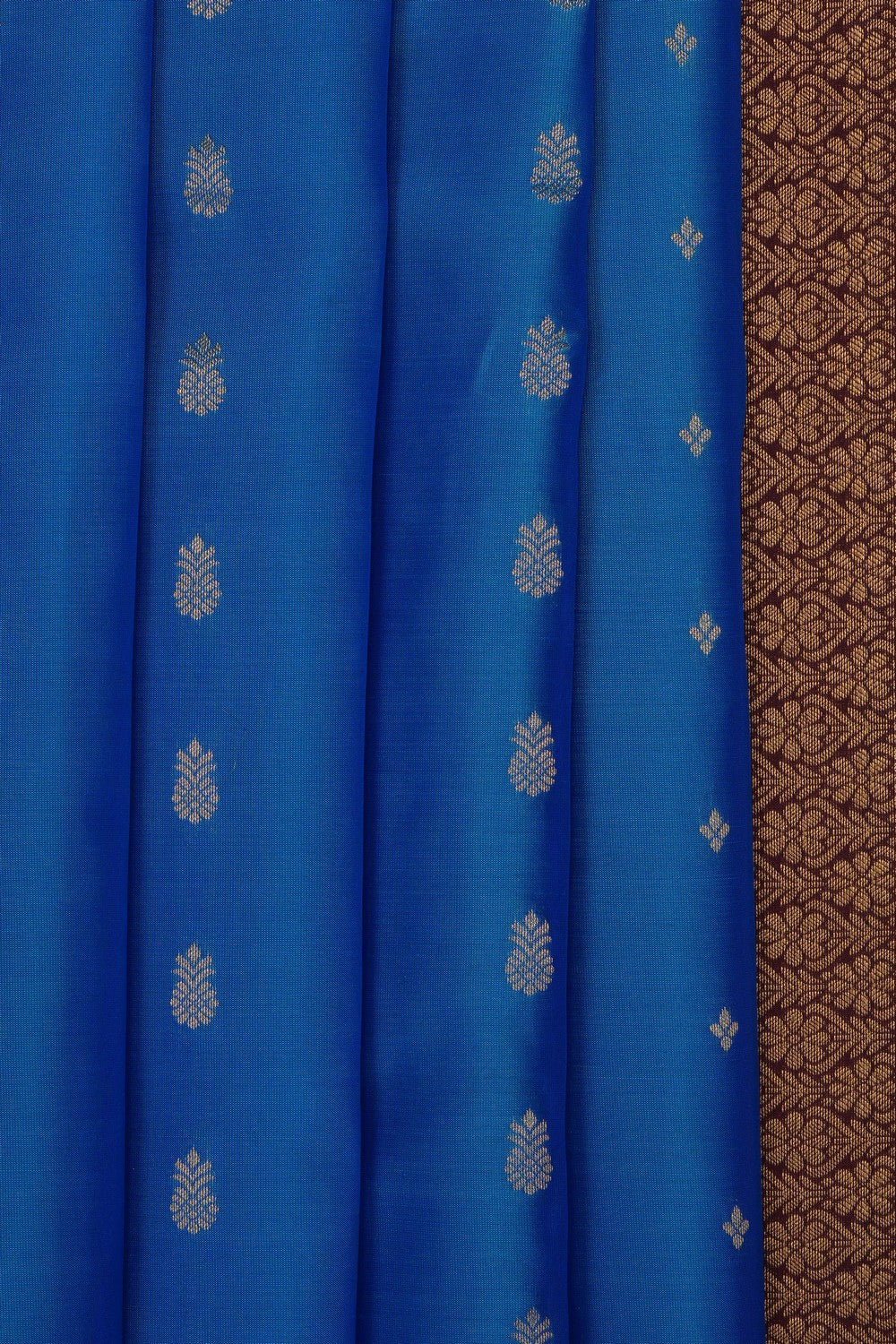 Image of Blue South Silk Saree
