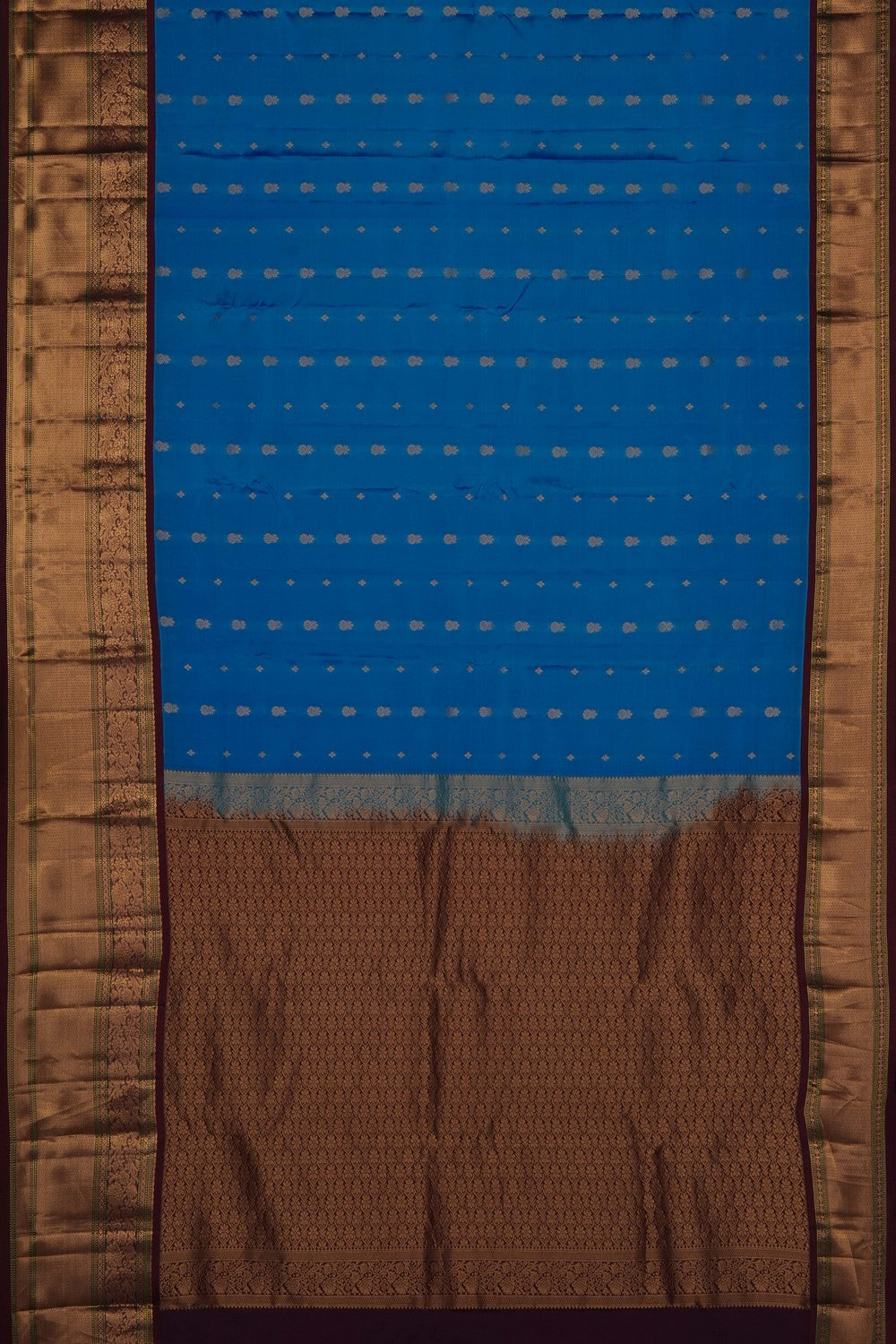 Image of Blue South Silk Saree