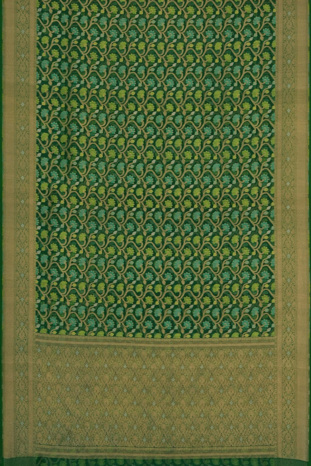 Image of Green Kora Saree