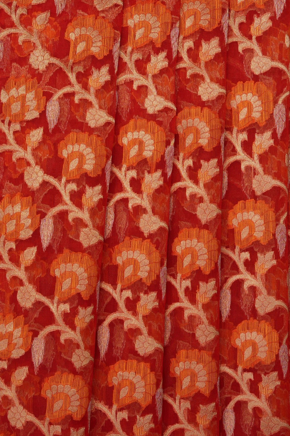 Image of Red Kora Saree