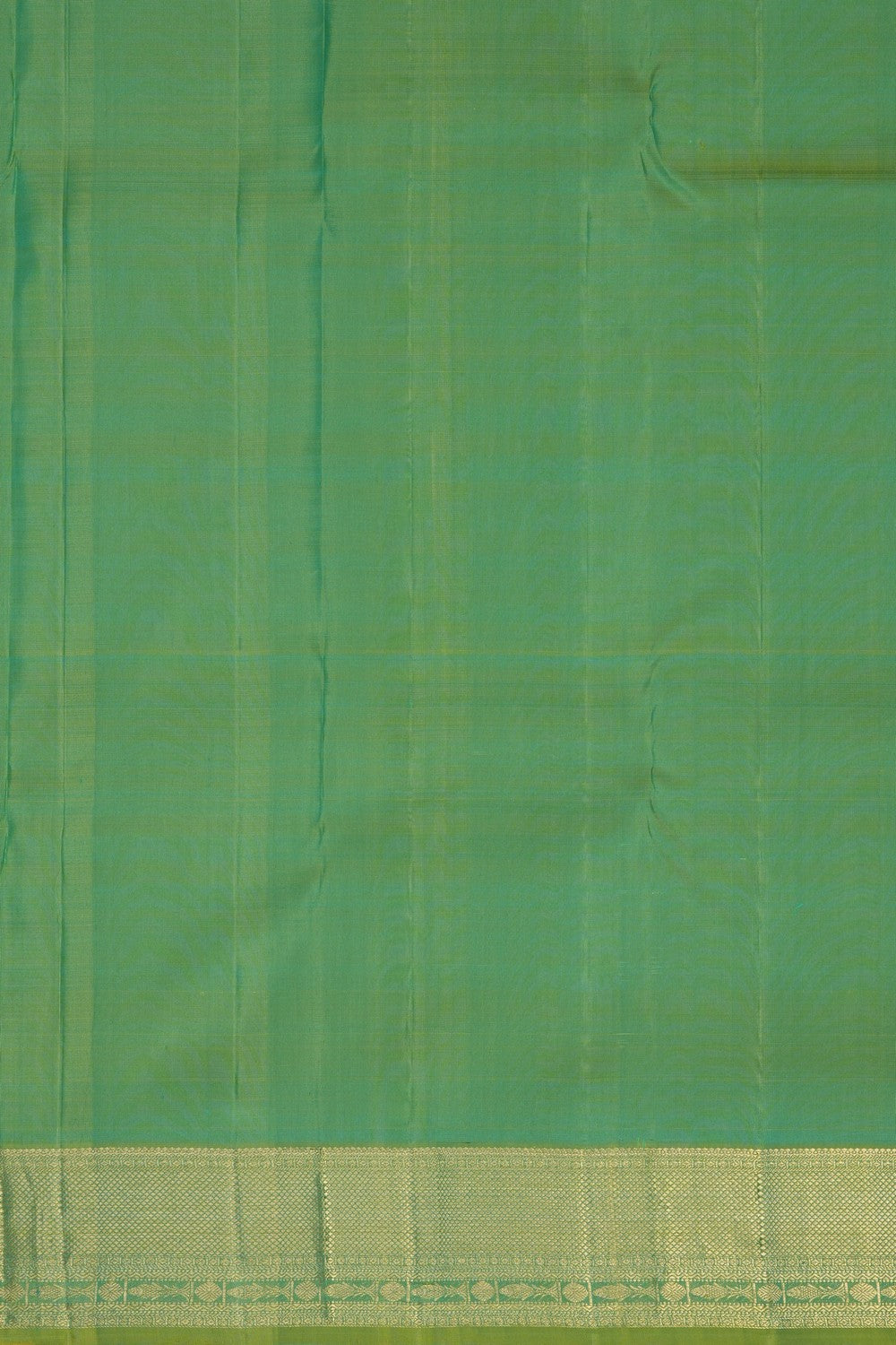 Image of Sea Green Arani Silk Saree