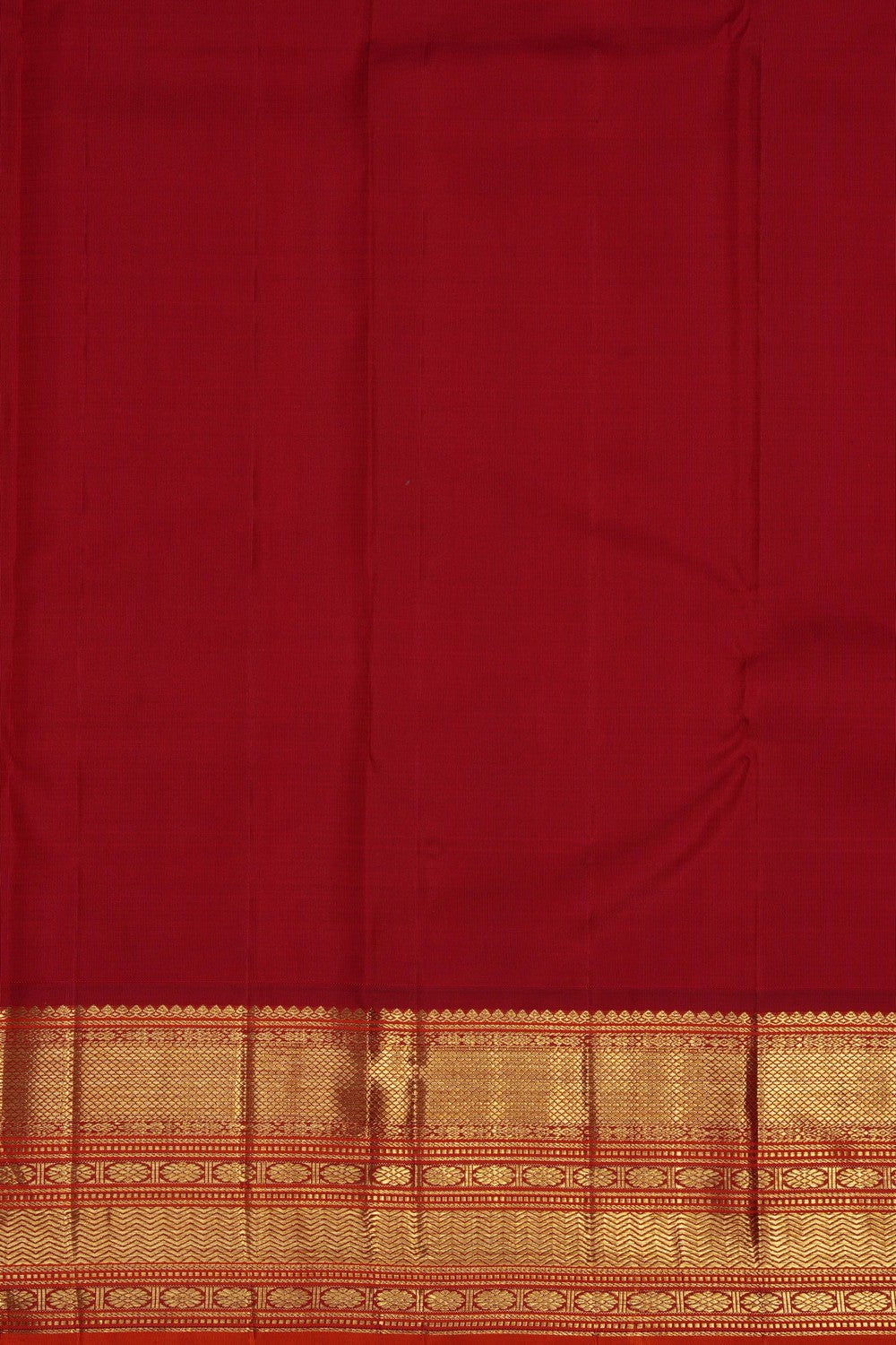 Image of Mustard Arani Silk Saree