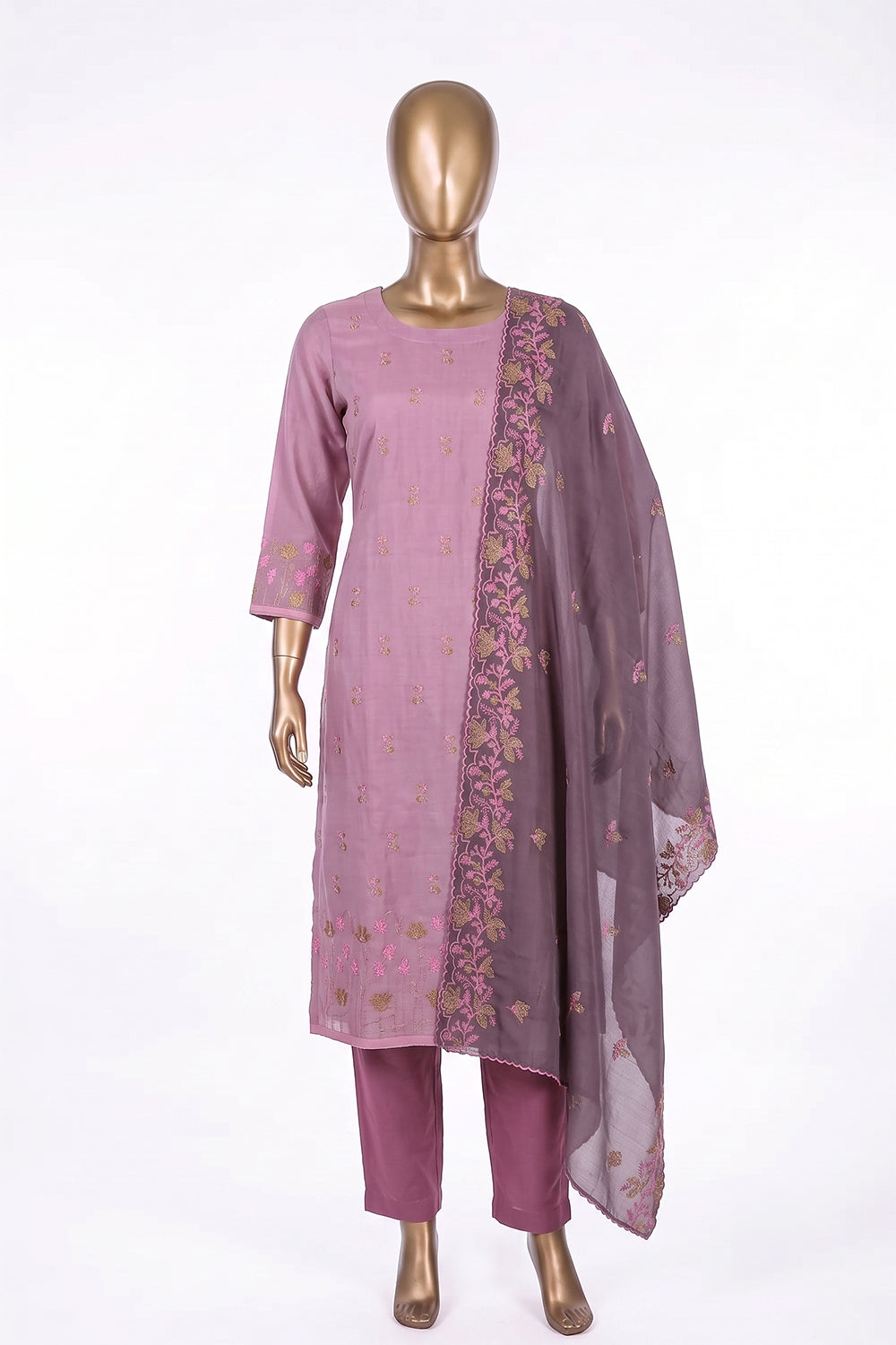 Image of Unstitched Suit Set Fabric (3 Pcs Set)
