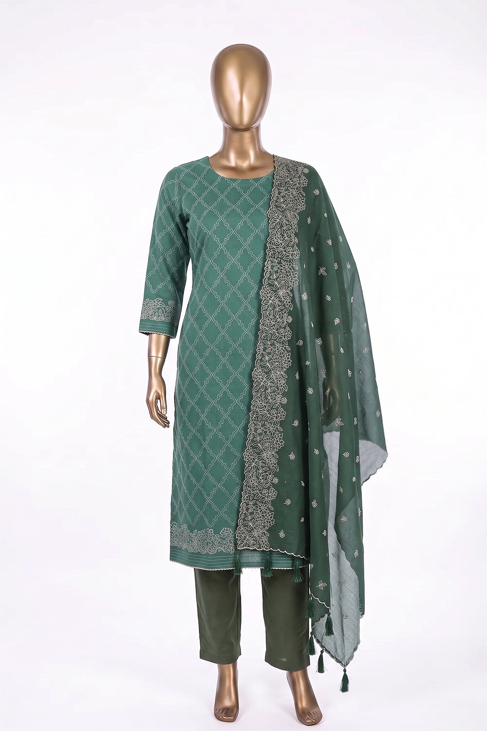 Image of Unstitched Suit Set Fabric (3 Pcs Set)