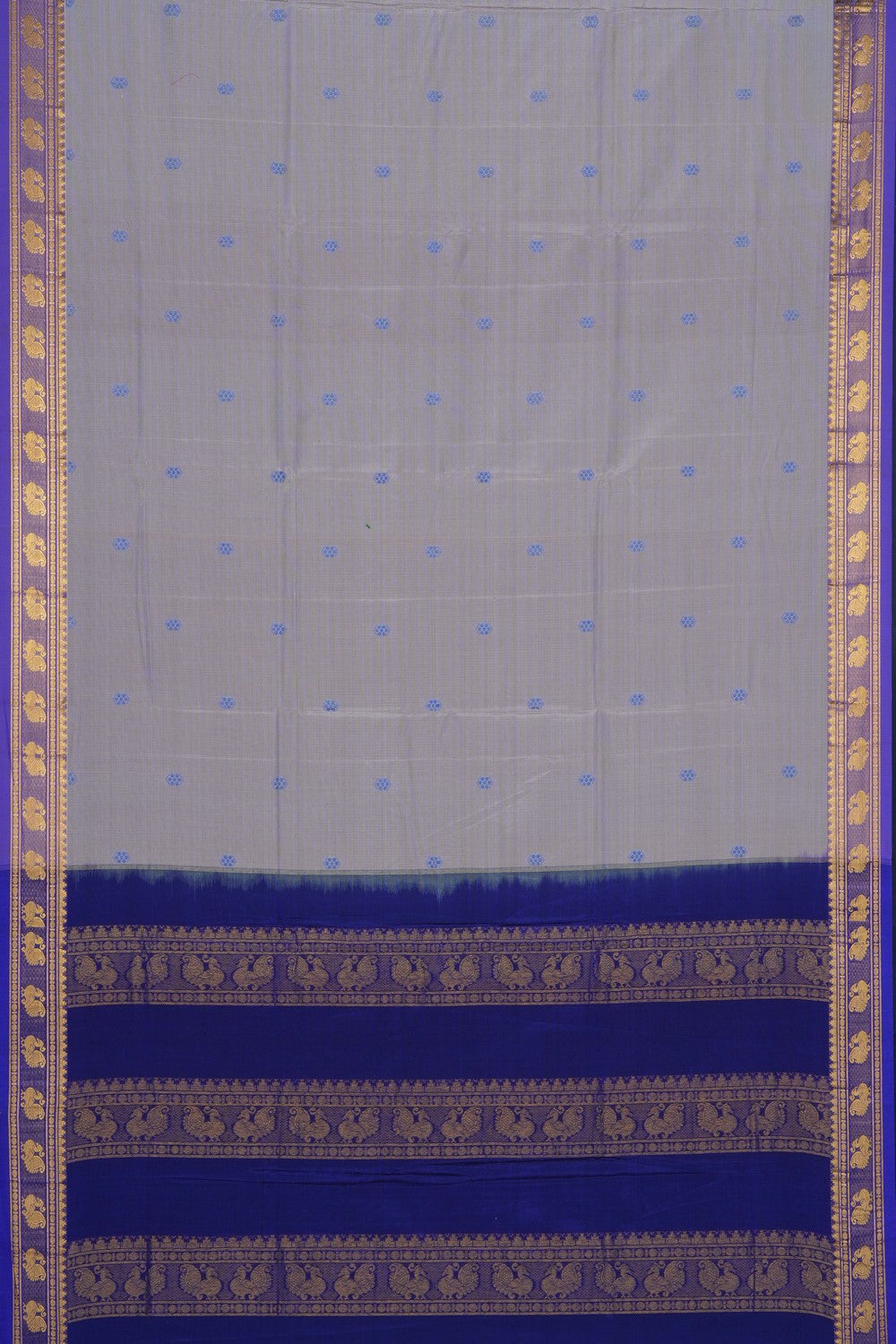 Image of Beige Narayanpet Silk Cotton Saree