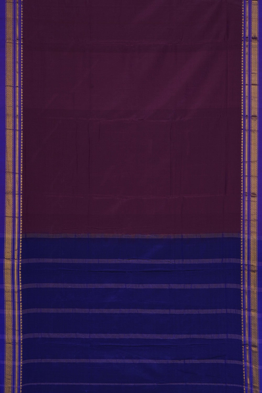 Image of Violet Narayanpet Silk Cotton Saree