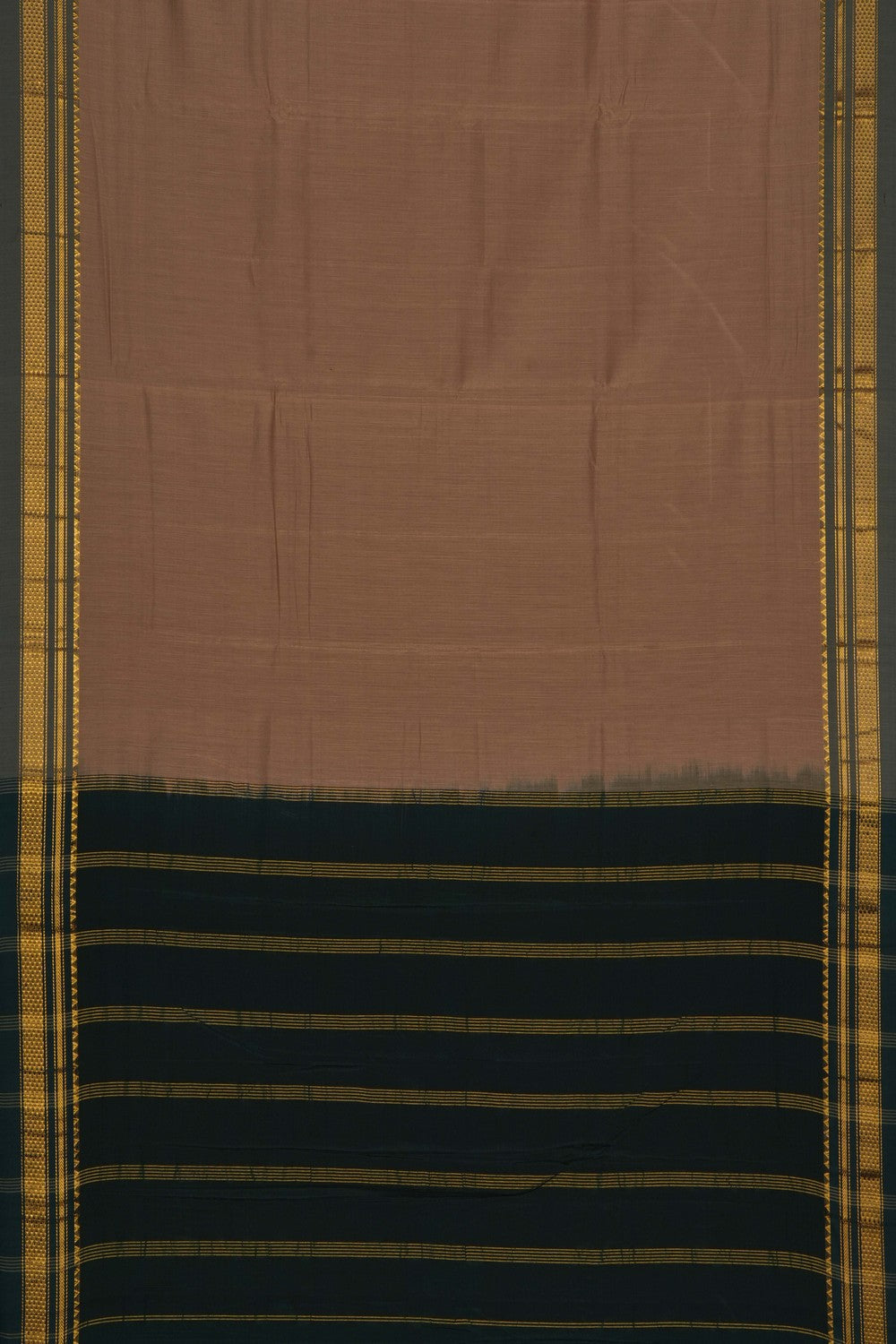 Image of Beige Narayanpet Silk Cotton Saree