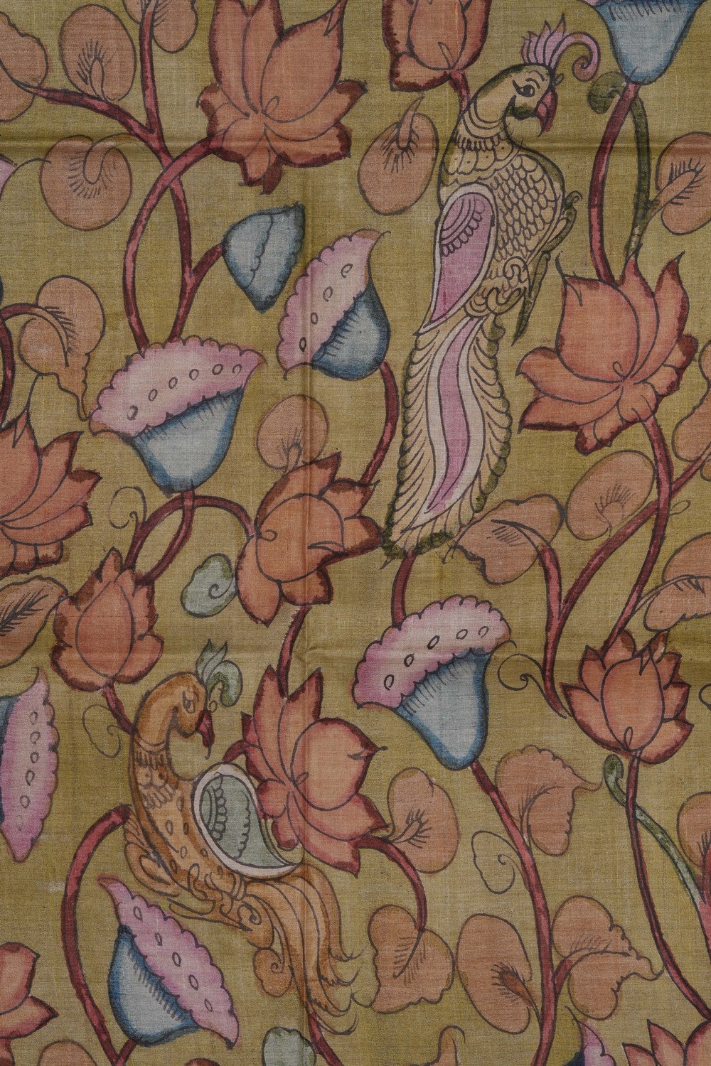 Image of Kalamkari Painting Saree