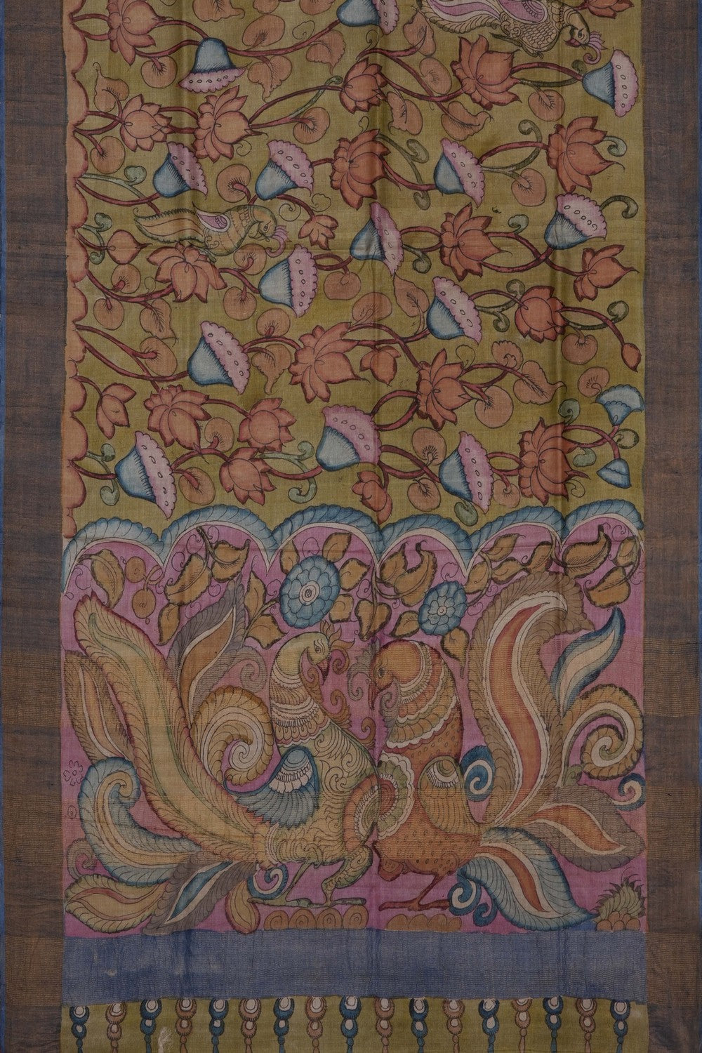 Image of Kalamkari Painting Saree
