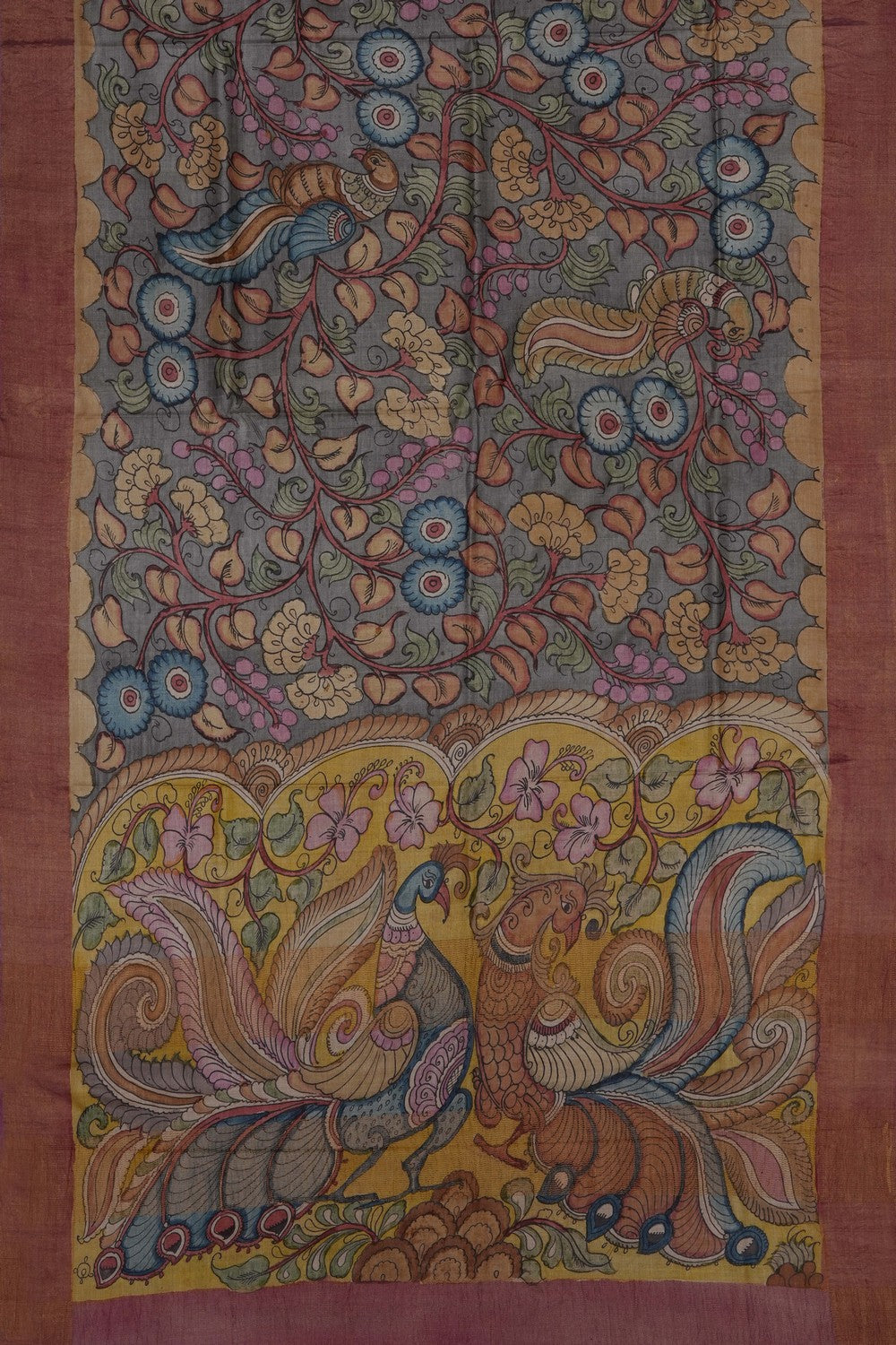 Image of Kalamkari Painting Saree