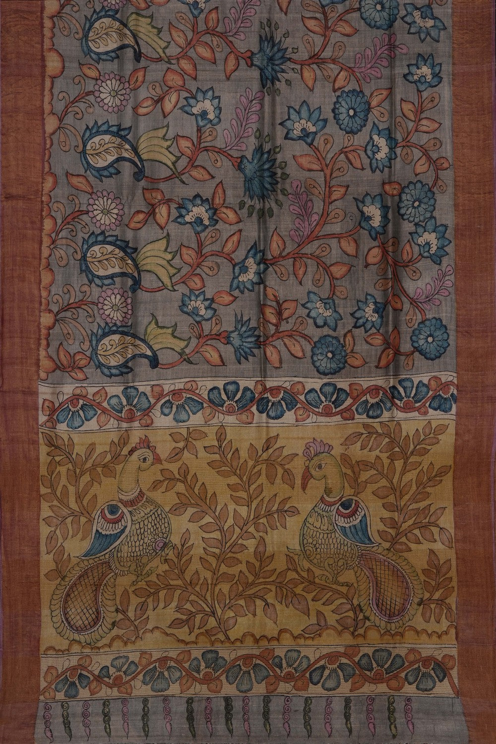 Image of Kalamkari Painting Saree