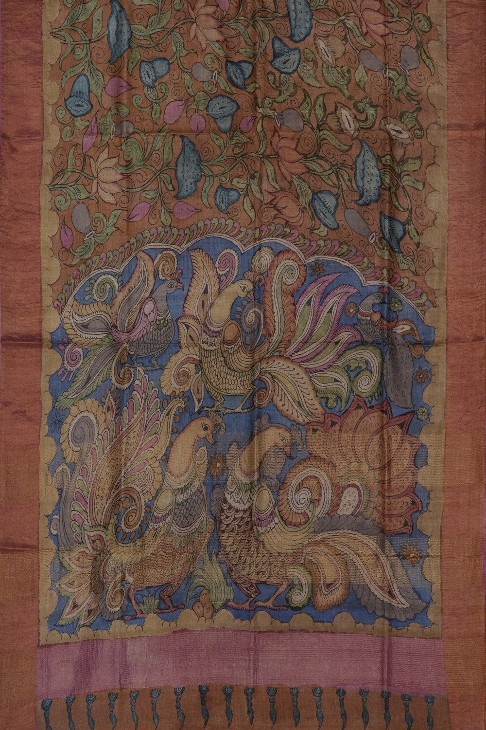 Image of Kalamkari Painting Saree