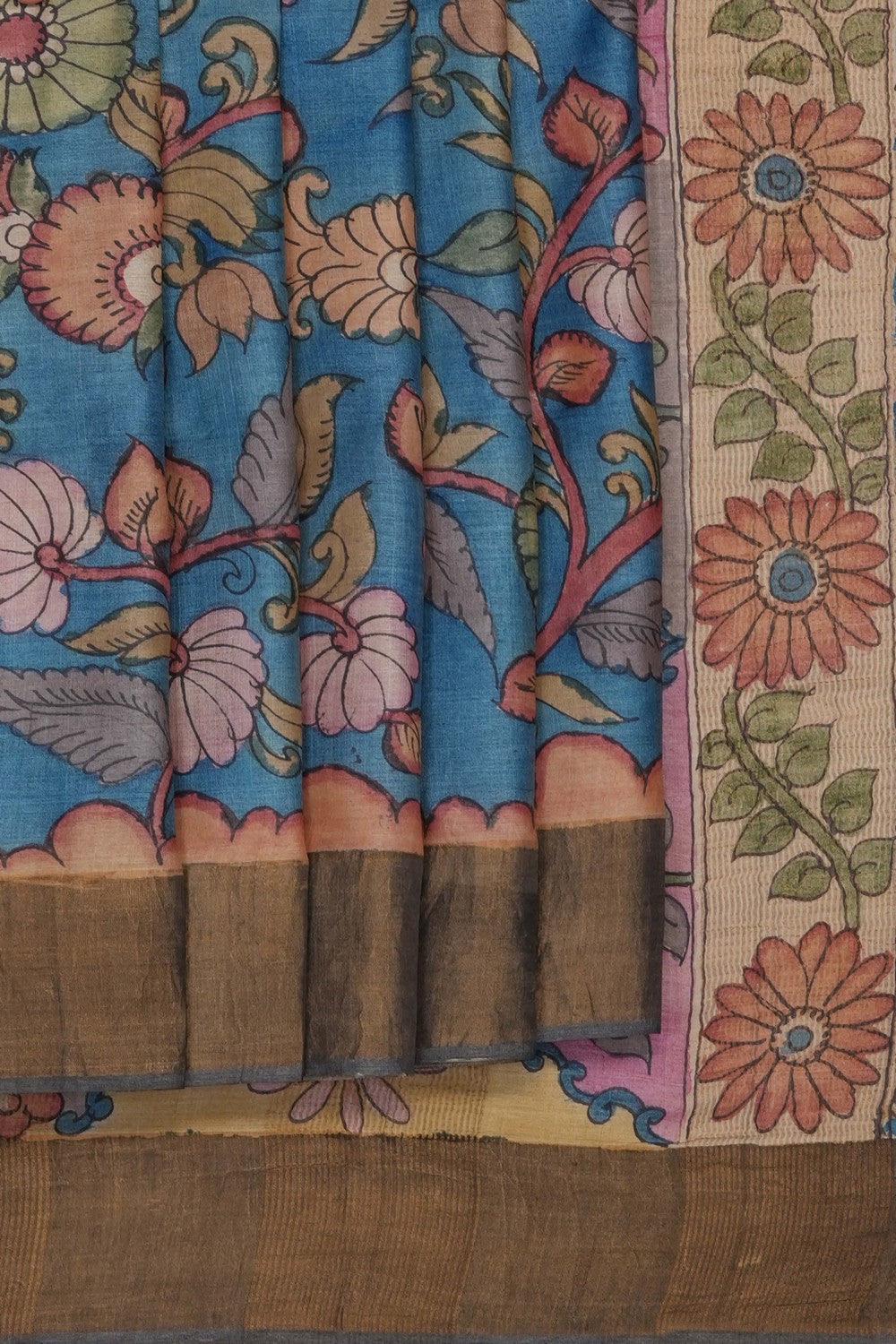 Image of Kalamkari Painting Saree