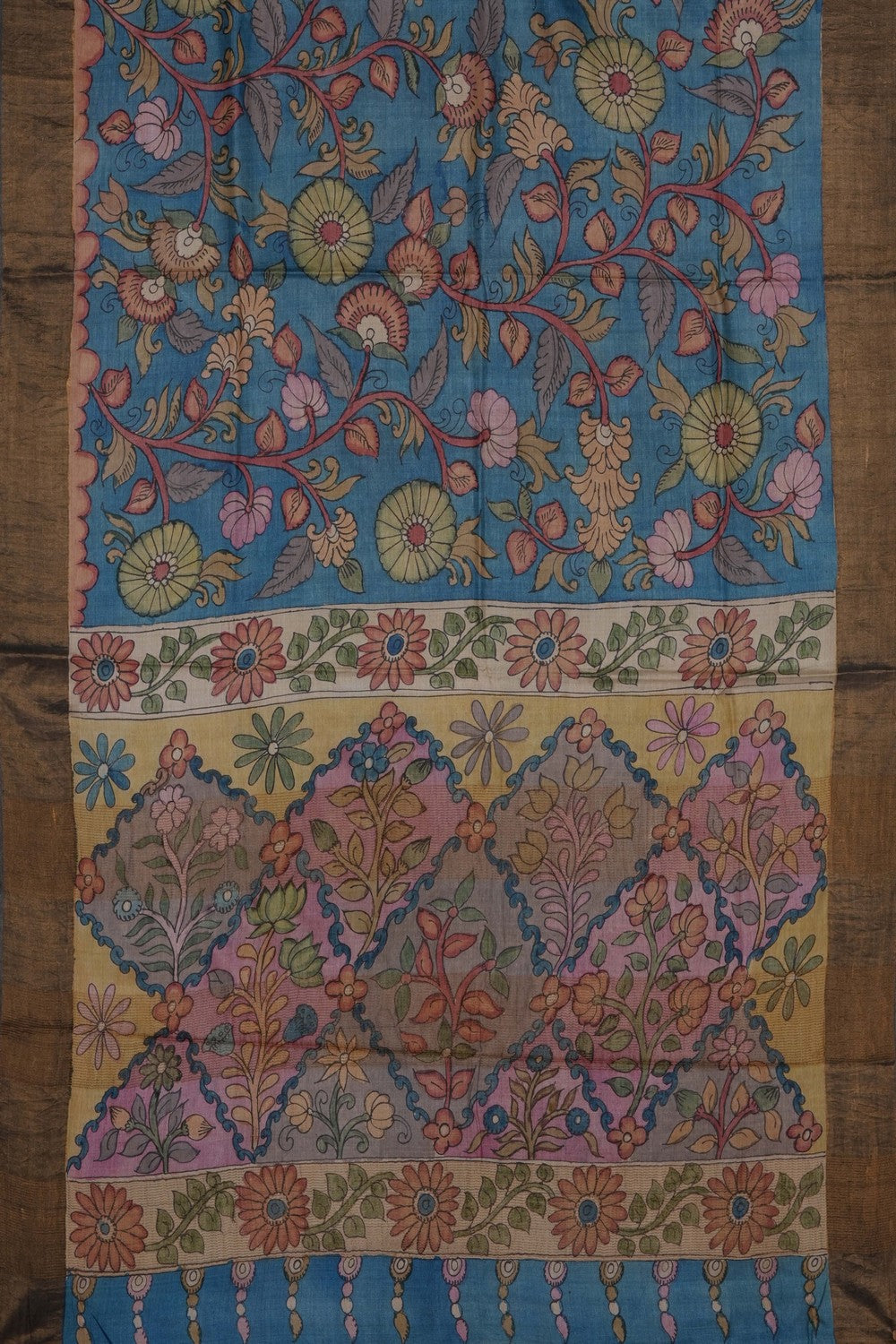 Image of Kalamkari Painting Saree