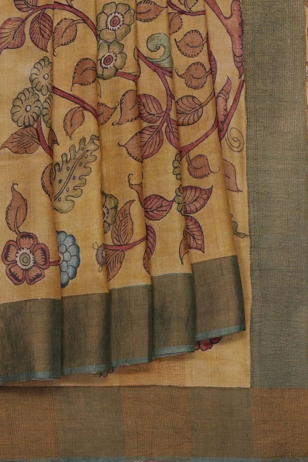 Image of Kalamkari Painting Saree