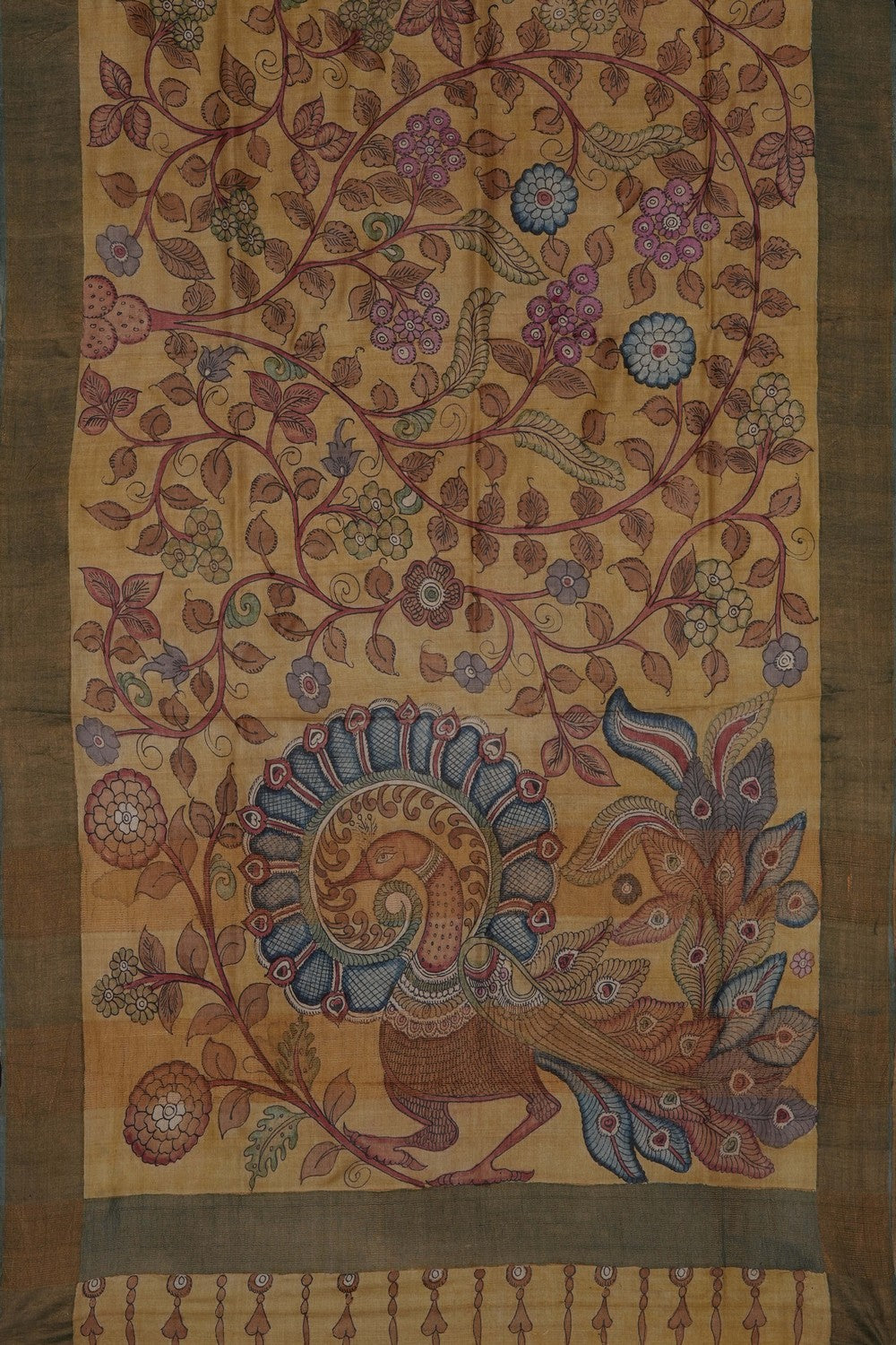 Image of Kalamkari Painting Saree