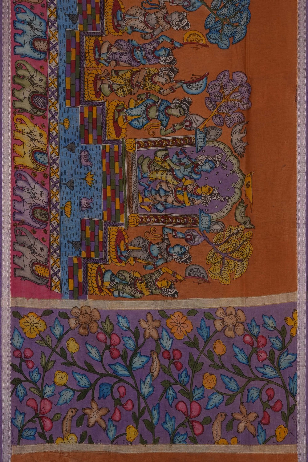 Image of Kalamkari Painting Saree