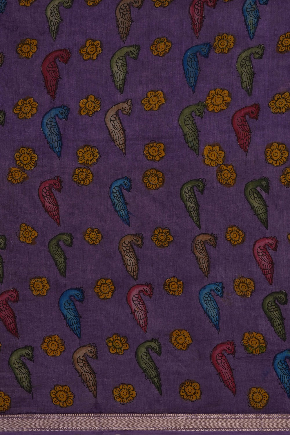 Image of Kalamkari Painting Saree