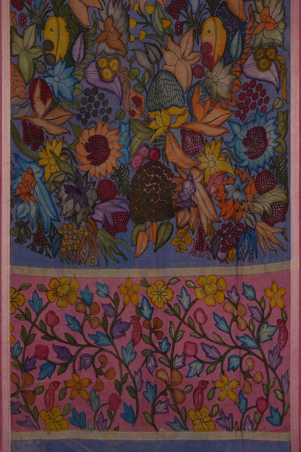 Image of Kalamkari Painting Saree